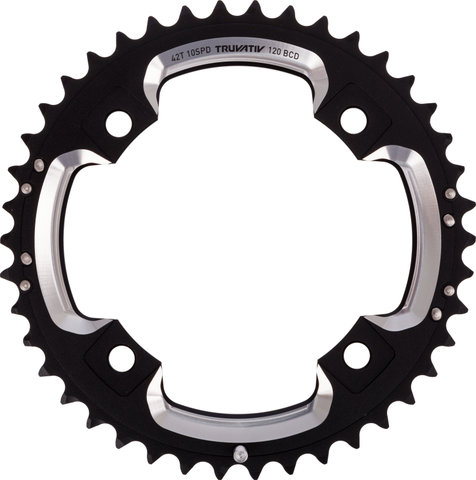 Truvativ Plateau GXP 4 bras, BCD 120 mm - noir mat/42 dents