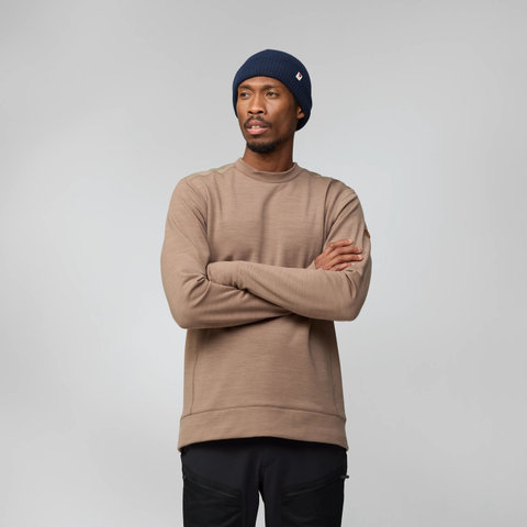 Fjällräven Pull en polaire Keb pour hommes - suede brown | L