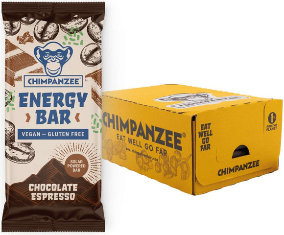 Chimpanzee Barres énergétiques, 15 pièces - chocolate espresso