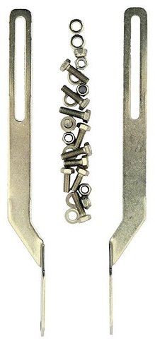 Pletscher Mount Kit for Braze-Ons for Athlete 4B - black/205 mm