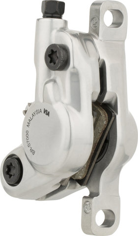 Shimano Étrier de frein Alfine BR-S7000 avec Plaquettes en Résine - argenté/Ensemble/sans