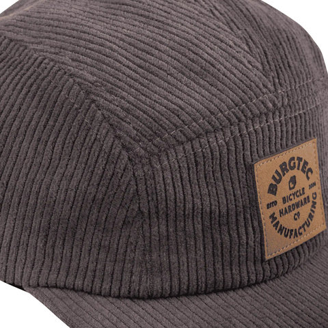 Burgtec Bandit Corduroy Five Panel Kappe - slate/one size