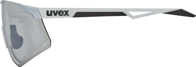 uvex pace perform S V Sports Glasses - white matte/litemirror silver
