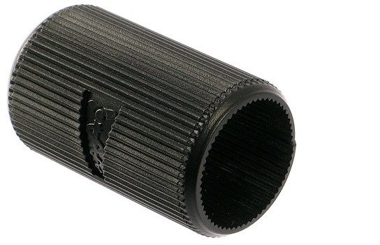 Casquillo de manillar 25.4 Plástico - negro/universal