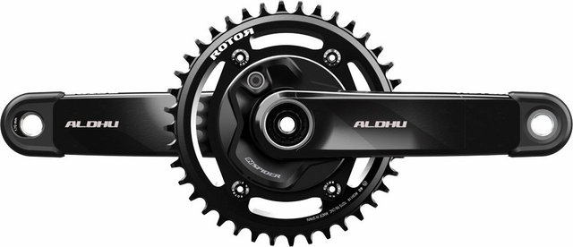 Rotor Manivelle ALDHU en carbone pour Gravel, 46/30, 11 vitesses - 165,0 mm