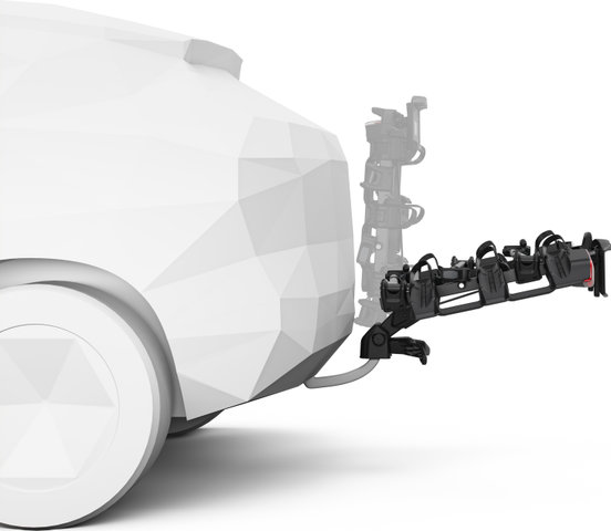 Thule Portabicicletas OutPace 3bike para Enganche de Remolque - black