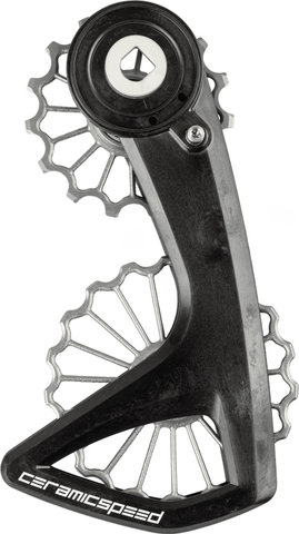 CeramicSpeed OSPW RS 3D Titanium SRAM RedD1/E1+ForceD1 v2 Pulley Wheel System - silver | 14 teeth (guide pulley), 20 teeth (tension pulley)