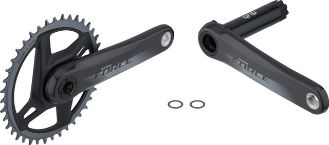 SRAM Force D1 DUB DM 1x12-fach Kurbelgarnitur - Werkstattverpackung - schwarz/170,0 mm