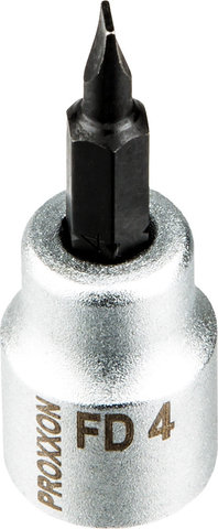 Proxxon 3/8" Slotted Screwdriver Bit - silver/FD 4.0 mm