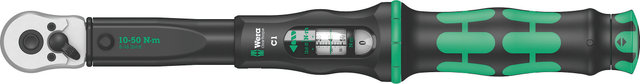 Wera Click-Torque C 1 Drehmomentschlüssel mit Umschaltratsche - schwarz-grün/10 - 50 Nm