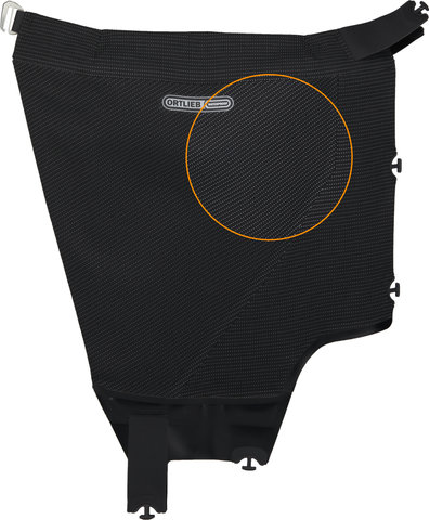 ORTLIEB High Visibility Flap für Vario - black reflective