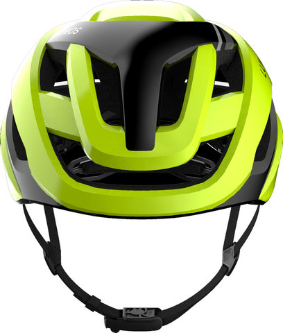 LUMOS Ultra Fly Pro MIPS Helmet + Firefly LED Helmet Light Bundle - hyper green | 54 - 61 cm