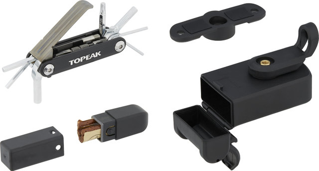 Topeak Ninja Master+ ToolBox T11 mit Tubi 11 Combo Multitool - schwarz
