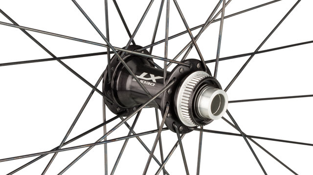 bc basic Juego de ruedas Trail XT Disc Center Lock 29" - negro | 29" set (RD 15x100 + RT 10x135) Shimano