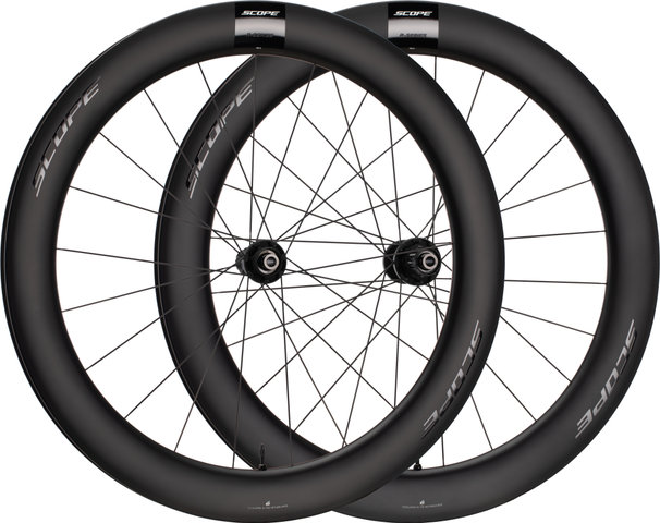 Scope Cycling R6.A Disc Center-Lock 28'' Wheelset - black | Shimano Road | 142 mm | 28" | 100 mm