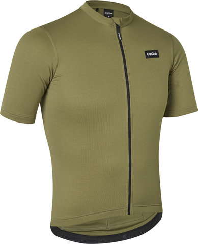 GripGrab EXPLR Merinotech S/S Trikot - olive green/L