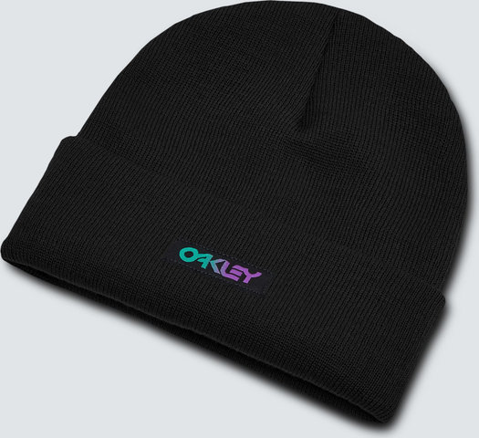 Oakley B1B Gradient Patch Beanie - blackout