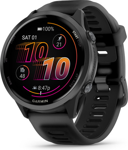 Garmin Forerunner 570 47 mm Smartwatch - schwarz-schiefergrau
