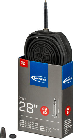 Schwalbe Inner Tube 20 Extralight 28" - universal/18-622 to 25-630/Presta Valve (SV)/18/25-622/630 Presta 40 mm/40 mm