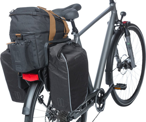 Basil Trunk bag XL Pro MIK - black-slate | 36 l