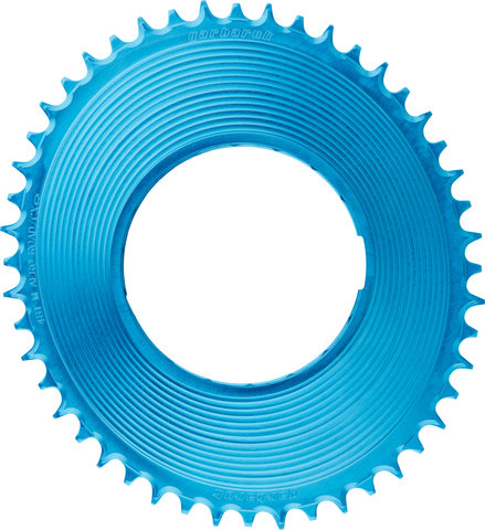 Garbaruk Plato Thread Mount para SRAM RED XPLR AXS PM Oval - blue/48/48 