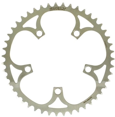 Surly Plateau, 5 bras, BCD 110 mm - acier inoxydable/47 dents