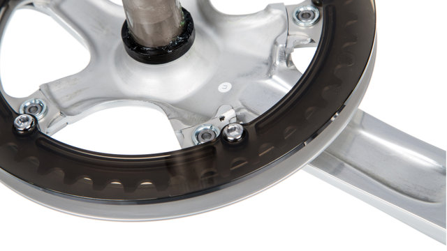 Shimano Juego de bielas Alfine FC-S501 con anillo protector de cadena doble - plata/170,0 mm 42 dientes