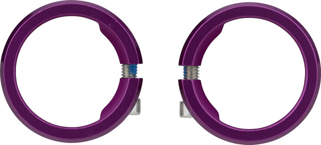 Peaty's Bagues de serrage Monarch Grips - violet