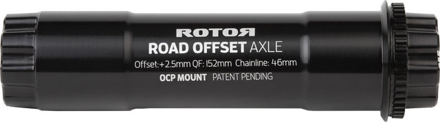 Rotor VEGAST Kurbelgarnitur mit Direct Mount Spidering, Q-Rings - anthrazit | 172,5 mm 34-50 Offset