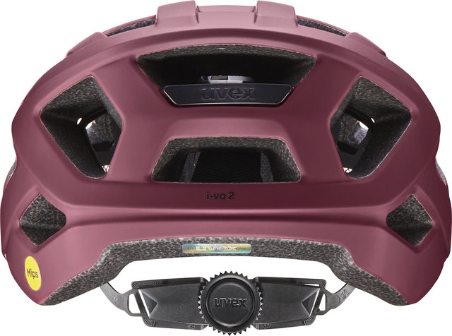 uvex i-vo 2 MIPS Helm - cranberry black matt | 56 - 60 cm