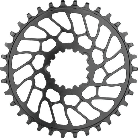 absoluteBLACK Plato Round para SRAM Direct Mount 0 mm Offset - black/34 