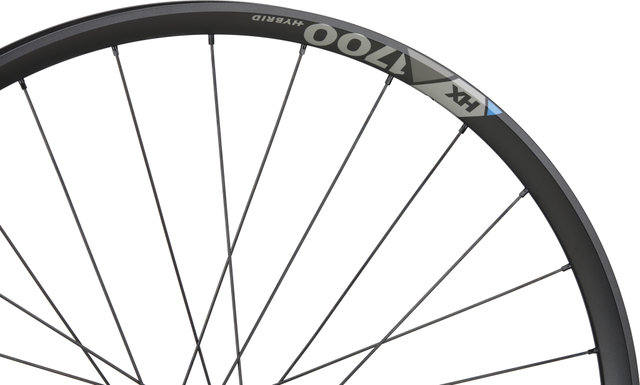 DT Swiss Juego de ruedas HX 1700 SPLINE 27,5" 30 Boost Disc 6 agujeros Hybrid - negro/Shimano Micro Spline/Boost/148 mm/110 mm/Boost/27,5" (650B)/110 mm/Shimano Micro Spline/110 mm/148 mm