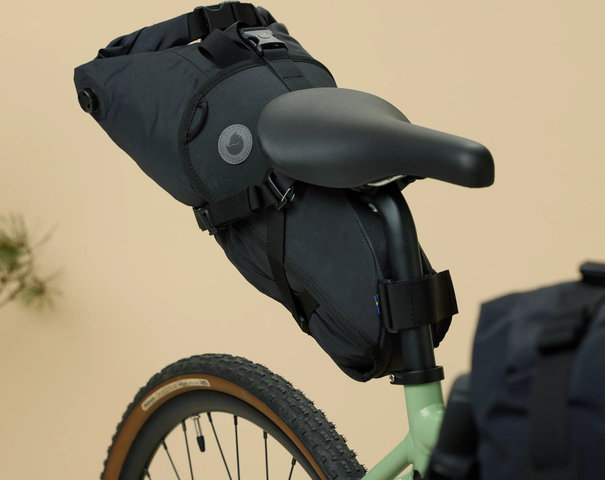 Fjällräven Hoja Seatbag Drybag 10L Saddle Bag - black | 10000 ml