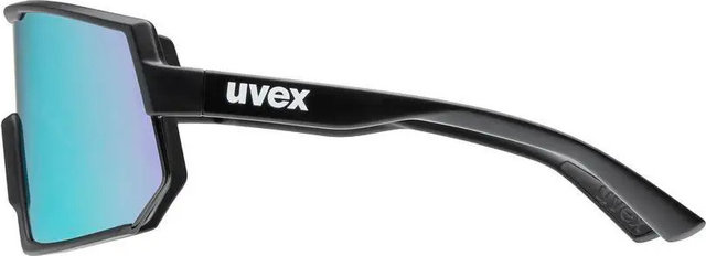 uvex sportstyle 235 sports glasses - black matte | mirror lavender