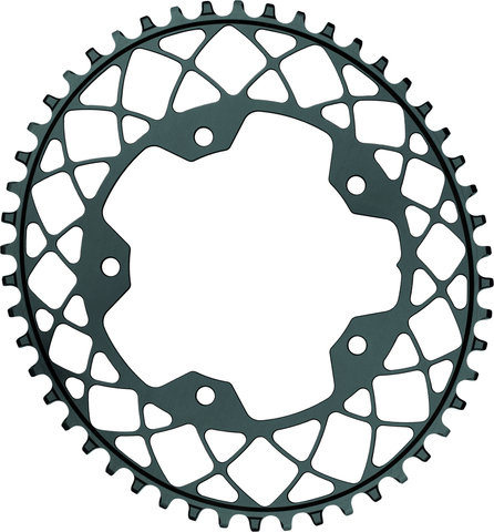 absoluteBLACK Oval 1X Gravel Chainring for 110/5 BCD - grey/50 