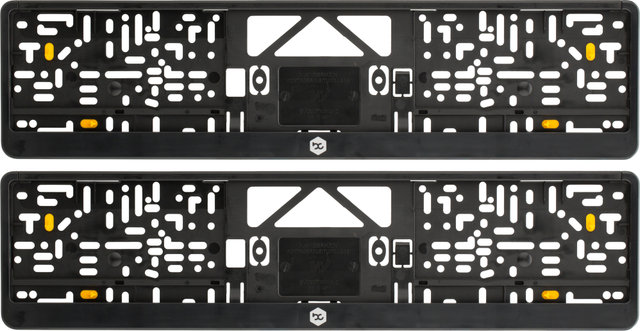 bc basic License Plate Holder - black | 2 pieces