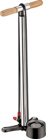 Lezyne Bomba de pie Alloy Floor Drive - plata-brillante