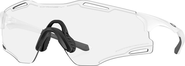 Oakley Gafas deportivas Cybr Zero - matte white/clear to black iridium photochromic