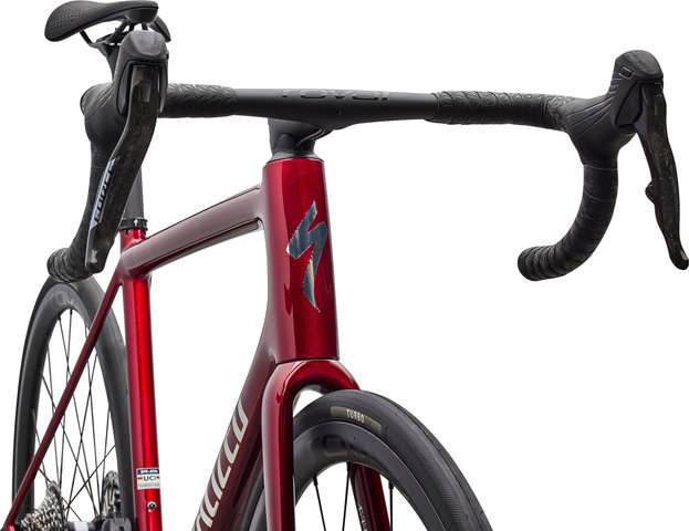 Specialized Aethos Pro AXS Carbon 28" Rennrad - gloss red sky-chrome | 165,0 mm | 50 mm | XS | 28"