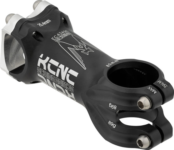 KCNC Potence SC Wing 25,4 mm 5° - noir/80 mm
