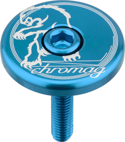 Chromag Top Cap Ahead Kappe - blue