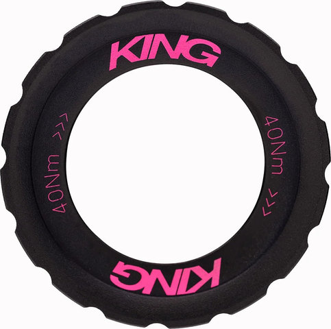Chris King Centre Lock Lockring - two tone black-punch
