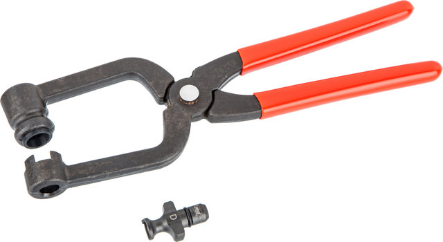Cyclus Tools Chainring Assembly Pliers with Bit-D for Chainring Bolts - red / black