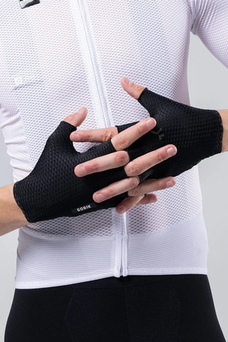 GOBIK Viper Solid Half-Finger Gloves - black/XXL