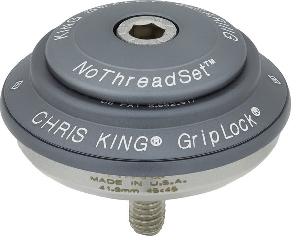 Chris King DropSet 2 IS42/28.6 - IS52/40 GripLock Headset - matte slate/1 1/8" - 1,5" tapered/IS42/28,6 - IS52/40