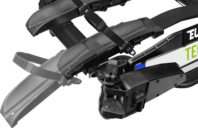 Eufab TECDC1+ Bike Rack for Trailer Hitch - black-black