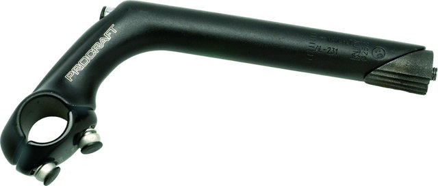 Procraft Tubo de potencia 4Bolt Adjustable Quill 70°-130 - negro mate/80 mm