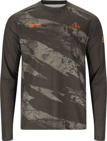 Endurance Maillot Kronos L/S - black ink | S