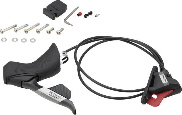 SRAM Apex eTap AXS HRD Disc Brake with Shift/Brake Lever - black/Front wheel/Flip-Flop (non-side-specific)