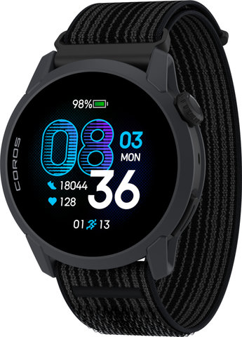 Coros Pace 4 mit Nylon-Armband Multisport-Smartwatch - black